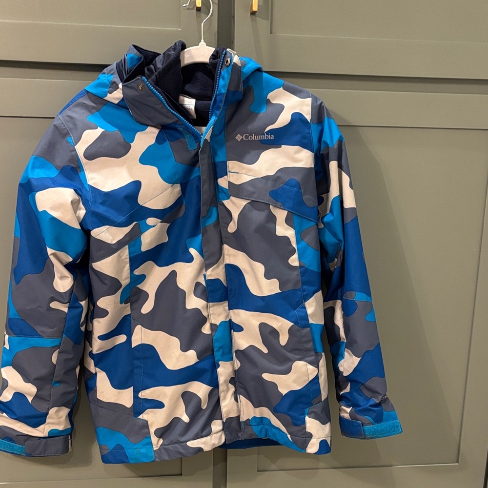 Columbia Blue and Gray Camo 3-in-1 Jacket